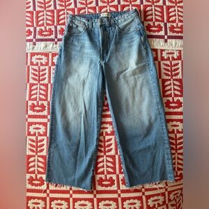 Madewell Curvy Perfect Vintage wide leg jeans petite size 29